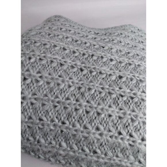 Pink Rose Womens M Gray Knit Cowl Neck Sweater Acrylic - Picture 5 of 8